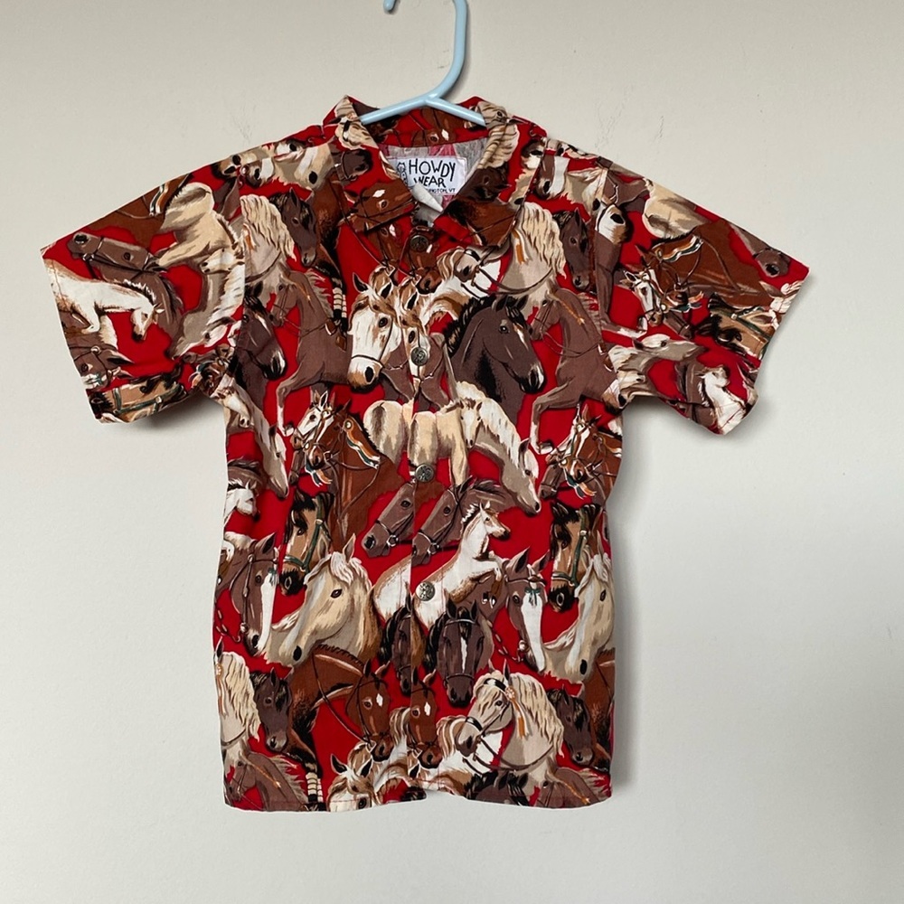 Vintage Howdy Wear Horse 🐴 Shirt Size 3